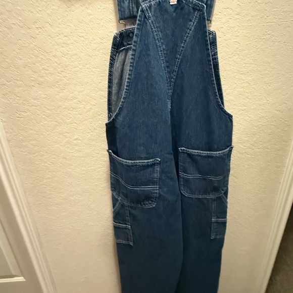 Vintage Key Women's Blue Denim Overalls Size 12 Tall - Picture 8 of 13